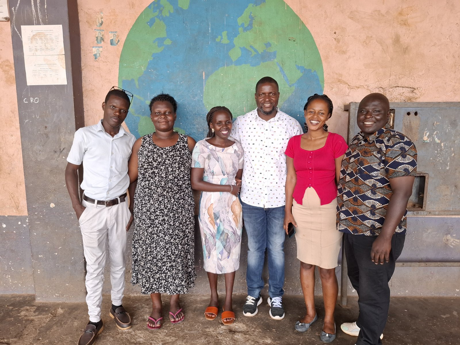 An intern working with Child Restoration Outreach Uganda