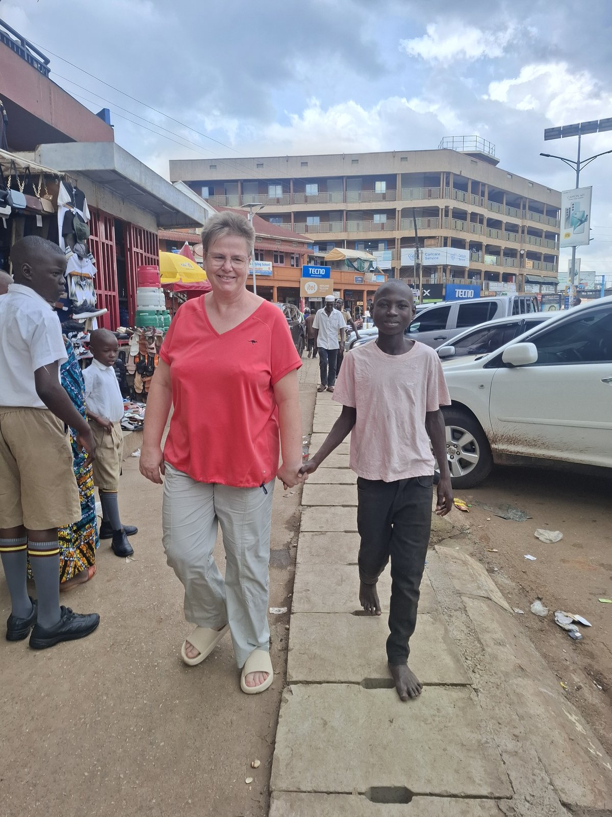 Staff welcoming a partner