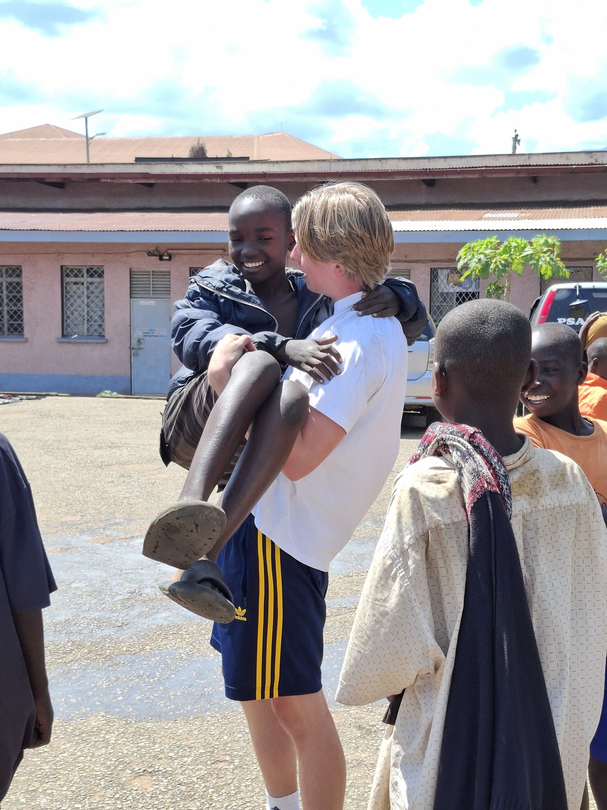 A partner organisation working with Child Restoration Outreach Uganda