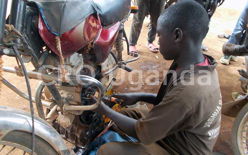 Lucky training in motorcycle repair after 3 years on the streets